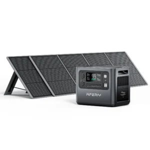 2400W powerstation + 2x 200W zonnepaneel