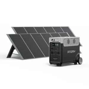 3600W powerstation + 2x 400W zonnepaneel