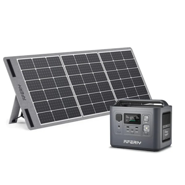 800W powerstation + 100W zonnepaneel