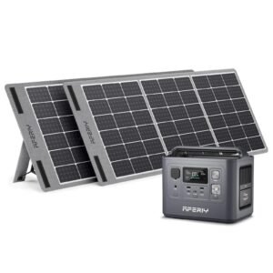 800W powerstation + 2x 100W zonnepaneel