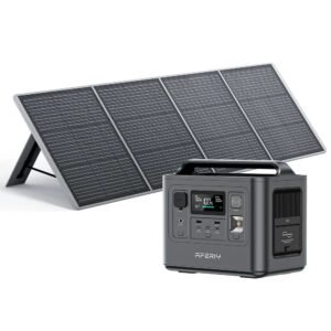 Aferiy 800W + 200 800W powerstation + 200W zonnepanneel
