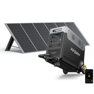 Aferiy 3600W + 400 3600W powerstation + 400W zonnepaneel